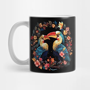 Hornbill Couple Valentine Mug